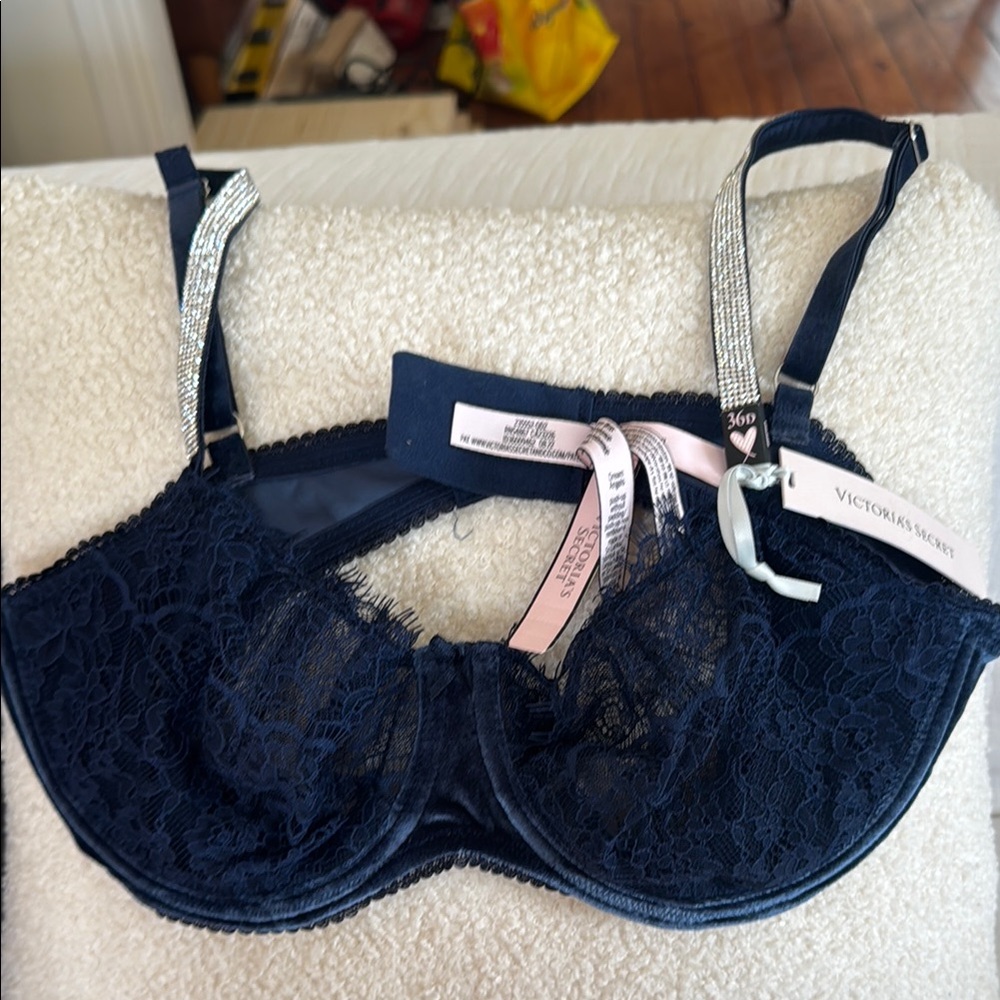 Victoria's Secret Blue Lace Bra